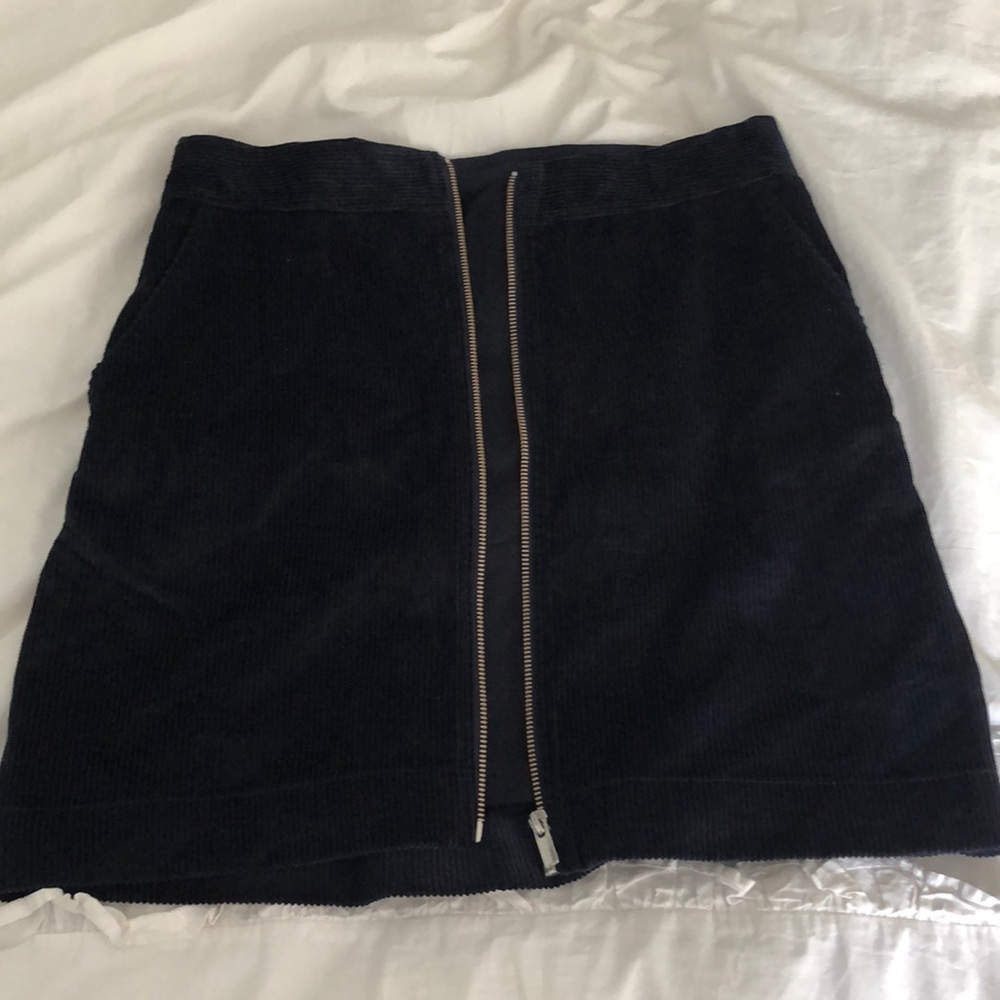 Navy Blue corduroy skirt *BRAND NEW* with tags
